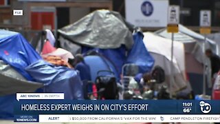 Homeless expert weighs in on San Diego's efforts