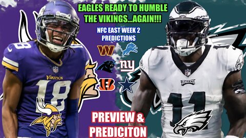 Eagles WILL HUMBLE The Vikings YET AGAIN!!! | Justin Jefferson VS A.J. Brown | NFC East Predictions