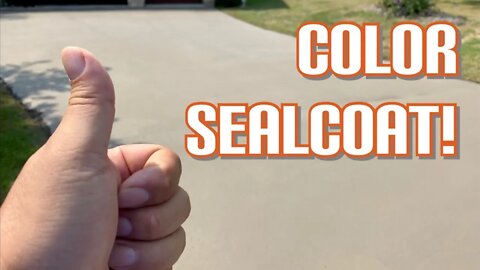 How To Color Asphalt Driveway With Colored Sealcoat