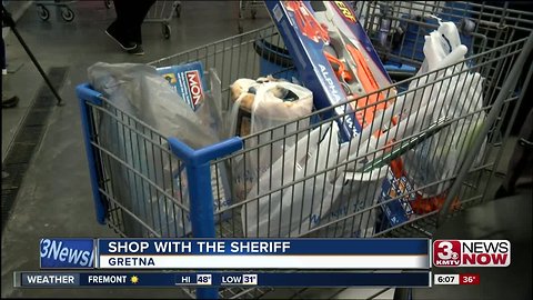 Sarpy County Sheriff takes 74 kids shopping
