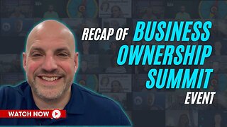 Recap of Business Ownership Summit event