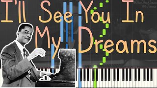 Teddy Wilson - I'll See You In My Dreams 1938 (Stride Piano Synthesia)