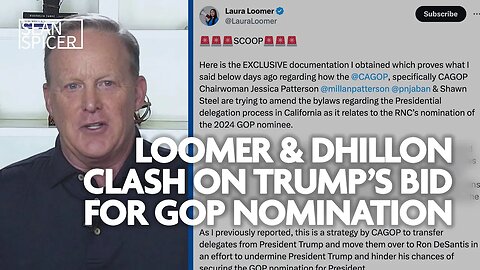 Loomer claims Harmeet Dhillon sabotages Trump's bid for GOP nomination, Spicer reveals the TRUTH