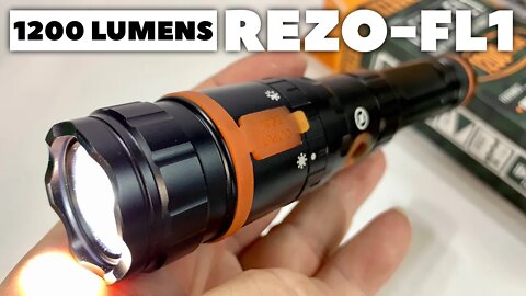 1200 Lumens LED Tactical Flashlight with Deep UV Sterilization by Rezosky Review