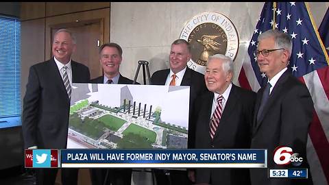 City-County Building plaza named after former Indianapolis mayor Richard Lugar
