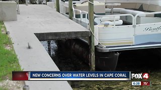 New concerns over water levels in Cape Coral