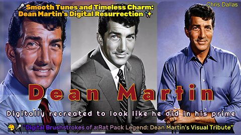 🌟📷 "Beyond the Stage: Exploring Dean Martin's Life in Digital Imagery"