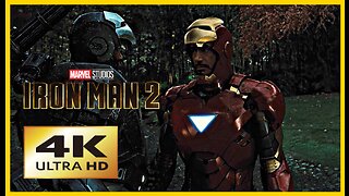 Ironman and War Machine vs Hammer Drones 4k HDR