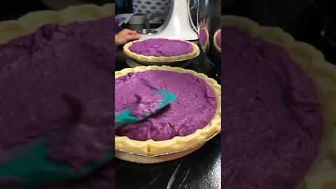 Thanksgiving 💜Purple💜 Mystery Pie 🥧 #shorts #viral #trending #tiktok #baking