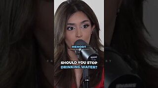 Should you STOP drinking water ?