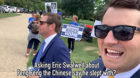 Alex Stein CONFRONTS Eric Swalwell About His Relationship With a Chinese Spy