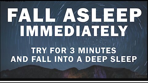 Try Listening for 3 Minutes - FALL ASLEEP FAST | DEEP SLEEP RELAXING MUSIC