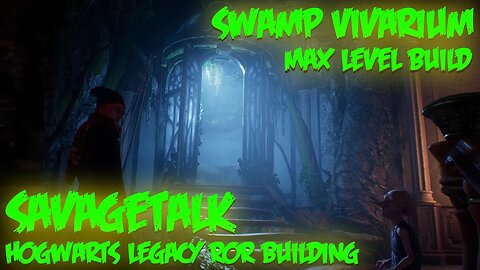 Swamp Vivarium Build - Hogwarts Legacy - PS5 Gameplay