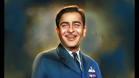 Digital Oil Painting in Photoshop: Raj Kapoor, The All-Time Mega Star - Step-by-Step Tutorial