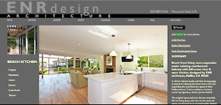 Beach Kitchen Remodel - CAD Fly Thru - www.ENRarchitects.com