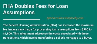 FHA Doubles Fees