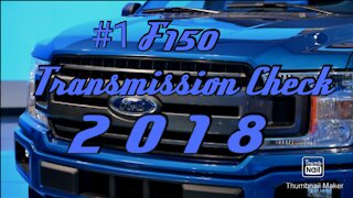 2018 F150 10 Speed Transmission Fluid Check and Add