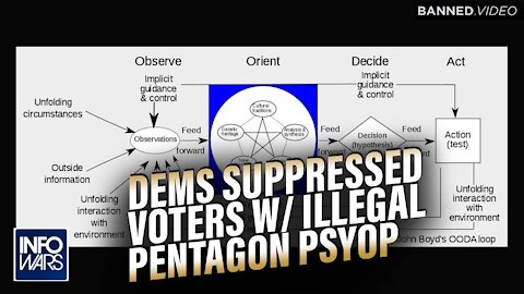 BOMBSHELL! Democrats Suppressed Republican Voters Using Illegal Pentagon Psyop Technology