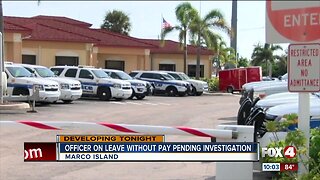 Marco Island Police Officer on paid leave