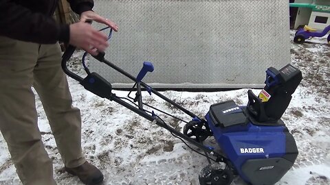Wild Badger 40V Snow Blower Unboxing And Black Friday Sale