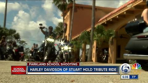 Treasure Coast bikers ride to Parkland to support Stoneman Douglas High School