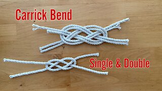 Learn this easy knot - Carrick Bend