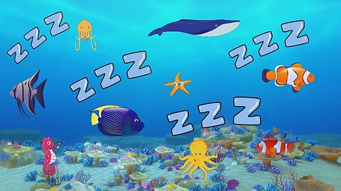 Bedtime Lullaby - Lullaby For Babies - Baby Sleep Music - Calming Undersea Animation