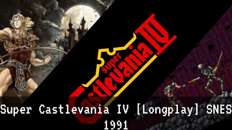 Super Castlevania IV (SNES) Longplay 1991