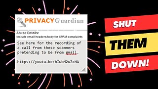 PrivacyGuardian STOP HIDING the IDENTITY of these SCAMMERS!!!!!