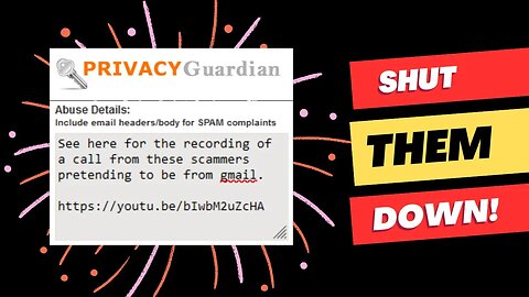 PrivacyGuardian STOP HIDING the IDENTITY of these SCAMMERS!!!!!