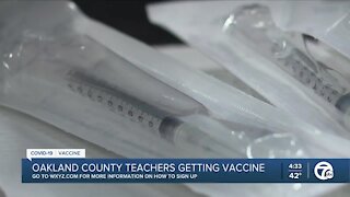 Teachers Getting Vaccinated