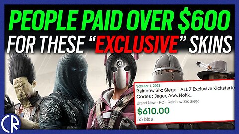 People Paid Over $600 For These "Exclusive" Skins, Now Anyone Can Get Them - Rainbow Six Siege