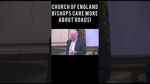 Church of England Bishop Cares More About A Road Than Spirituality!