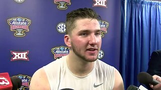 Kansas State Football | Ben Sinnott Sugar Bowl Postgame Interview | Alabama 45, K-State 20