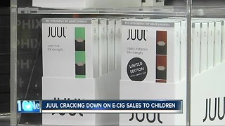 Company cracks down on e-cigarette sales to children