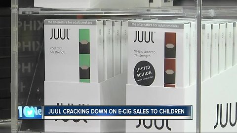 Company cracks down on e-cigarette sales to children