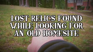 Personal Relics found while Metal Detecting at an old Homesite / Southern Virginia USA 🇺🇸 / HUBLEY