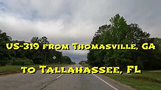 US 319 from Thomasville, GA to Tallahassee, FL in the Morning