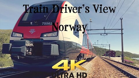 TRAIN DRIVER'S VIEW: From Ål to Voss with the Stadler FLIRT Class 75B