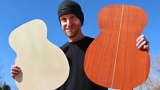 Making the Top and Back Plates for an Acoustic Guitar | Building an Acoustic Guitar
