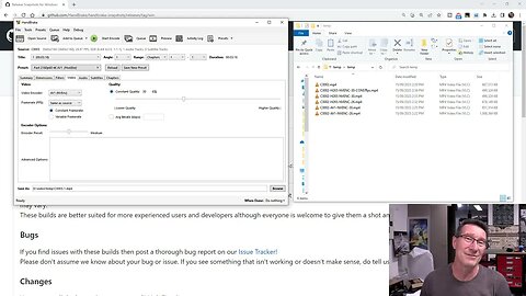 RTX4060 AV1 vs H.265 Encoder Using Handbrake