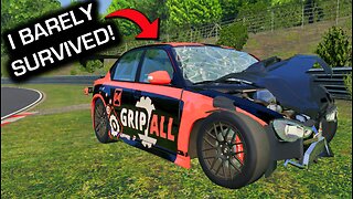 I Barely Survived Nurburgring in BeamNG!