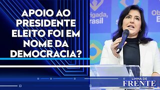 Após reunião com Lula, Tebet assume o Ministério do Planejamento | LINHA DE FRENTE