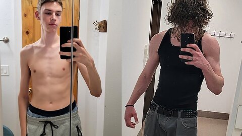 One year 75 lbs Transformation - Anorexic to Healthy