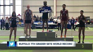 Buffalo seventh-grader sets track and field world record