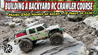 Building A Backyard Crawler Course: SCX24 Paradise