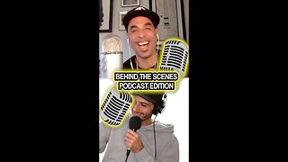 Behind The Scenes Podcast Edition #shorts #comedy