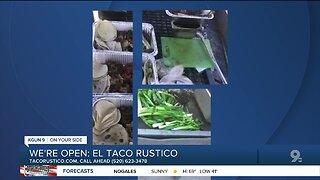 El Taco Rustico offering curbside service