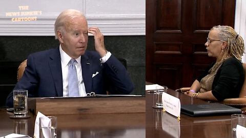 At a Biden's WH round table, an abortion activist suggests banning viagra and castrating men.