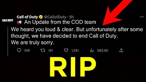 Activision Officially QUITS Call of Duty... 🥺 (This is it SADLY)